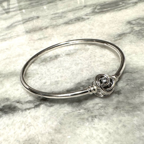 Pandora Moments Encircled Clasp Bangle - Picture 4 of 7
